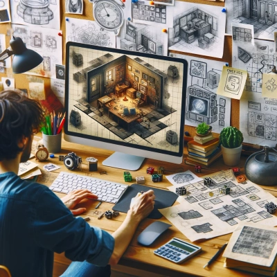 le processus créatif de conception d'un jeu d'évasion virtuel