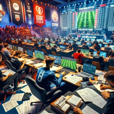 Plusieurs joueurs sont intensément concentrés sur leurs écrans de jeu